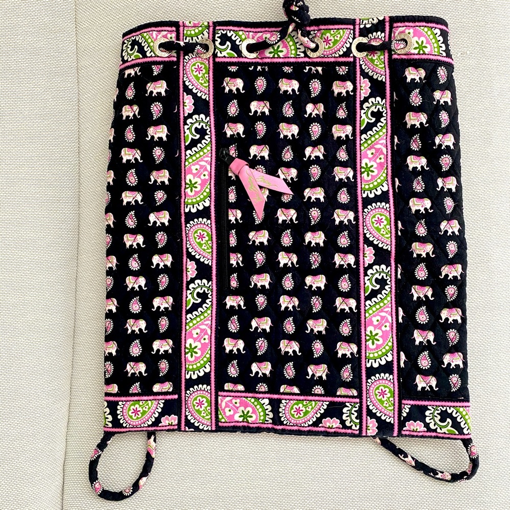 Very Bradley Elephant Drawstring Bag